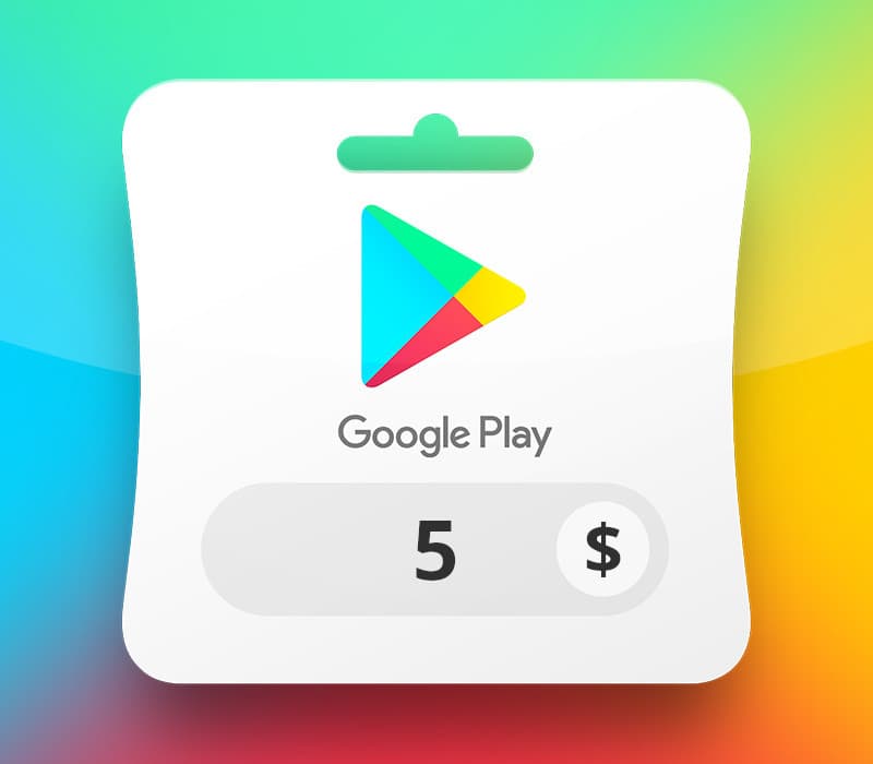 Google Play USD 5 Gift Card US