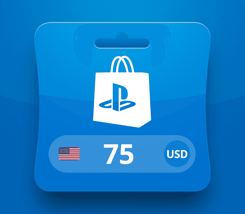 PlayStation Network Card USD 75 Gift Card US