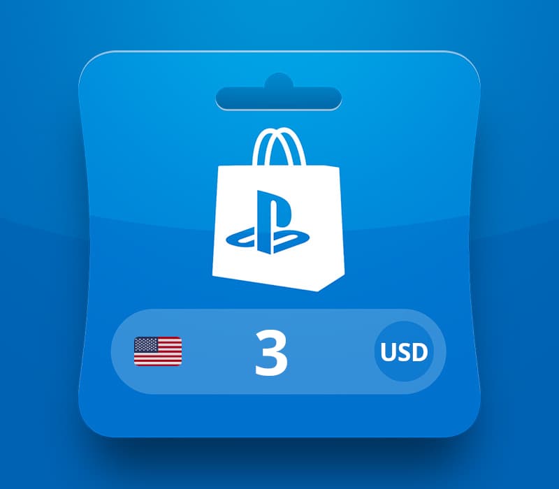 PlayStation Network Card USD 3 Gift Card US